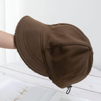 Plain Chenille  Bucket Hat
