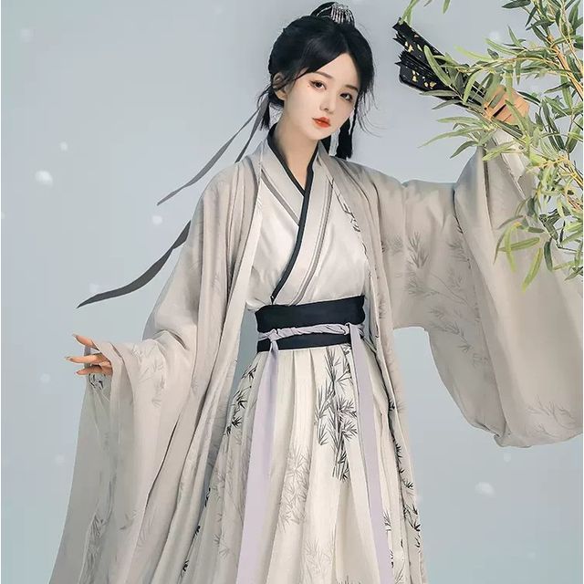 Print Hanfu Costume Set