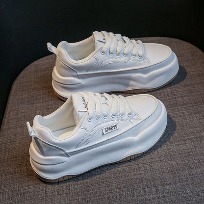 Lace Up Sneakers Platform