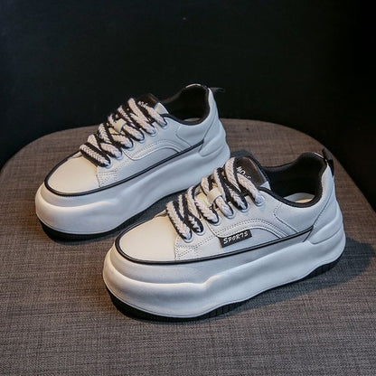 Lace Up Sneakers Platform