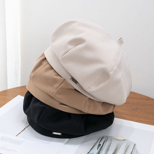 Metal Tag  Plain Beret