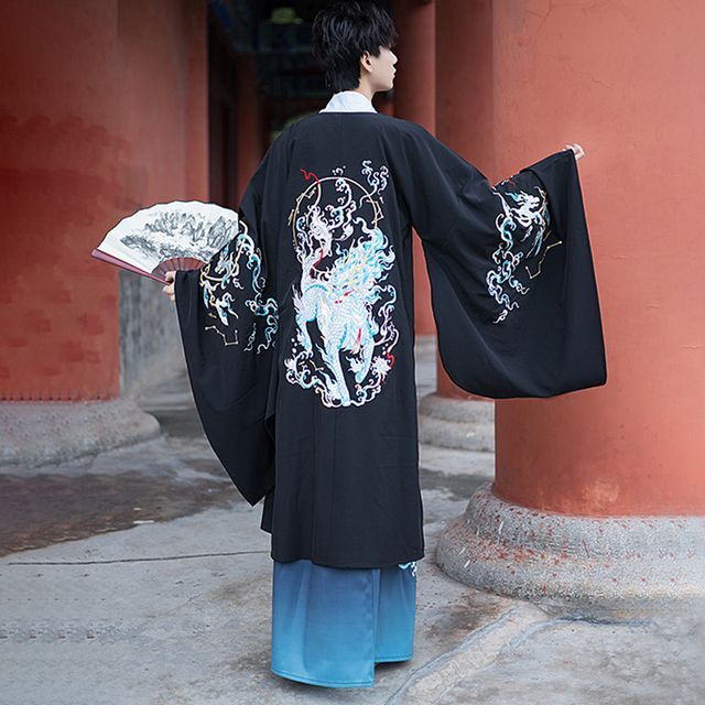 Embroidered Hanfu Robe / Long