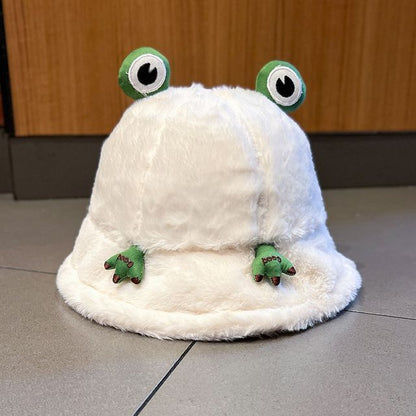 Frog Chenille Bucket Hat