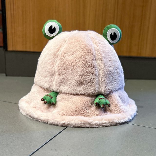 Frog Chenille Bucket Hat