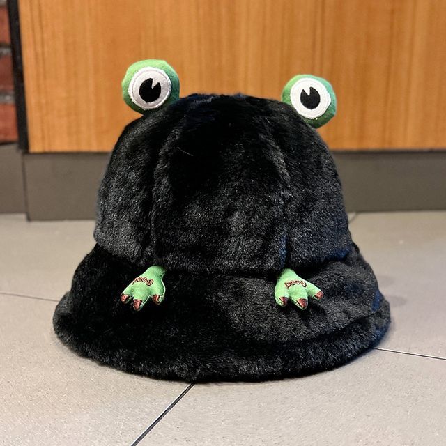 Frog Chenille Bucket Hat