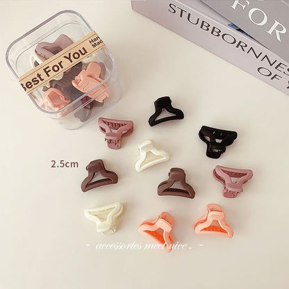 Set of 10: Acrylic Hair Clips