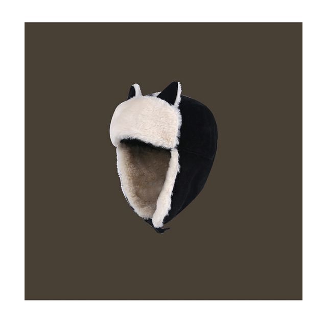 Cat Ear Chenille Trapper Hat