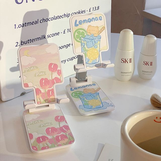 Print Foldable Desktop Phone Stand (various designs)