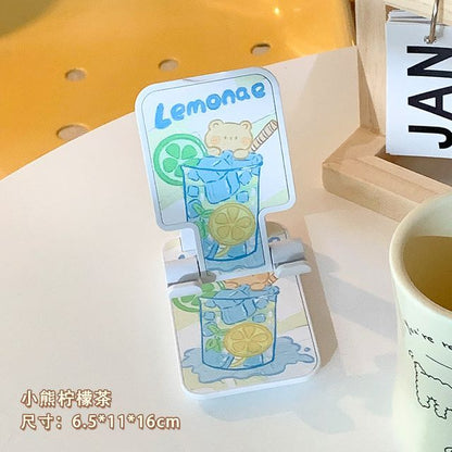 Print Foldable Desktop Phone Stand (various designs)