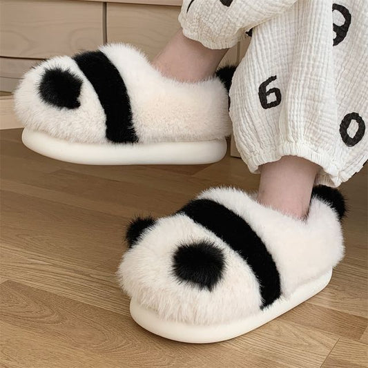 Panda Fluffy Slippers