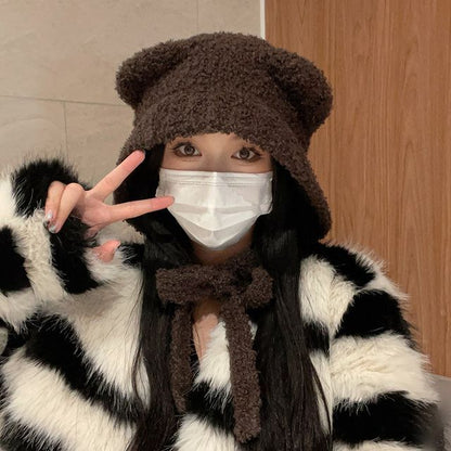 Ear Fleece Bucket Hat