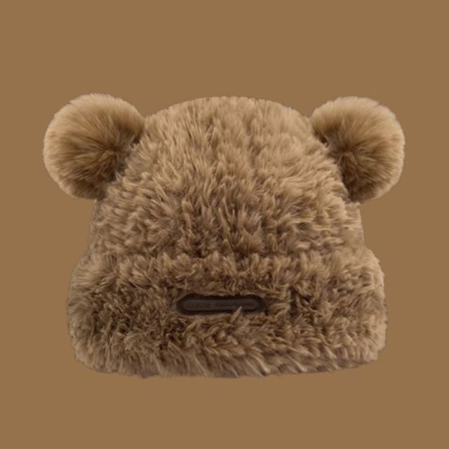 Ear Faux Fur Beanie