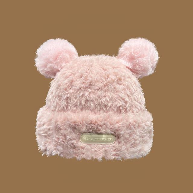 Ear Faux Fur Beanie