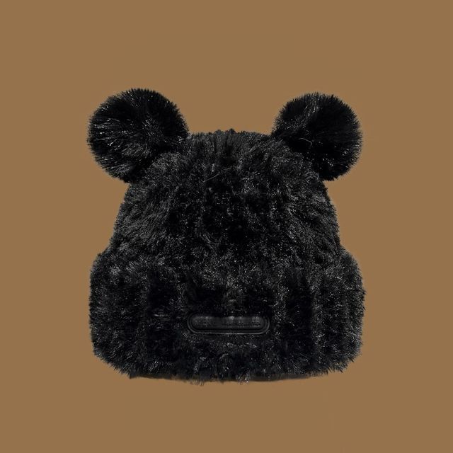 Ear Faux Fur Beanie