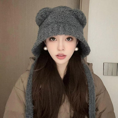 Ear Fleece Bucket Hat