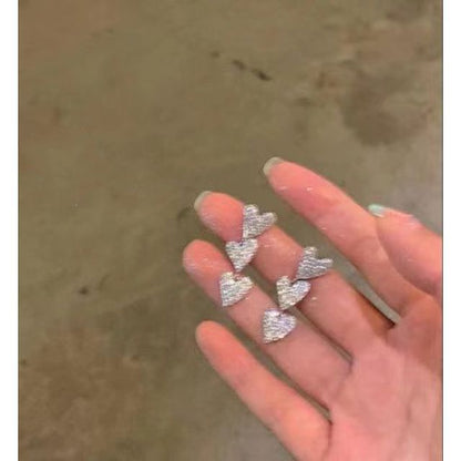 Dangle Earring Alloy Heart