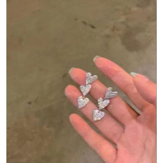 Dangle Earring Alloy Heart