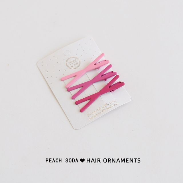 Set of 3: Plain Hair Clip