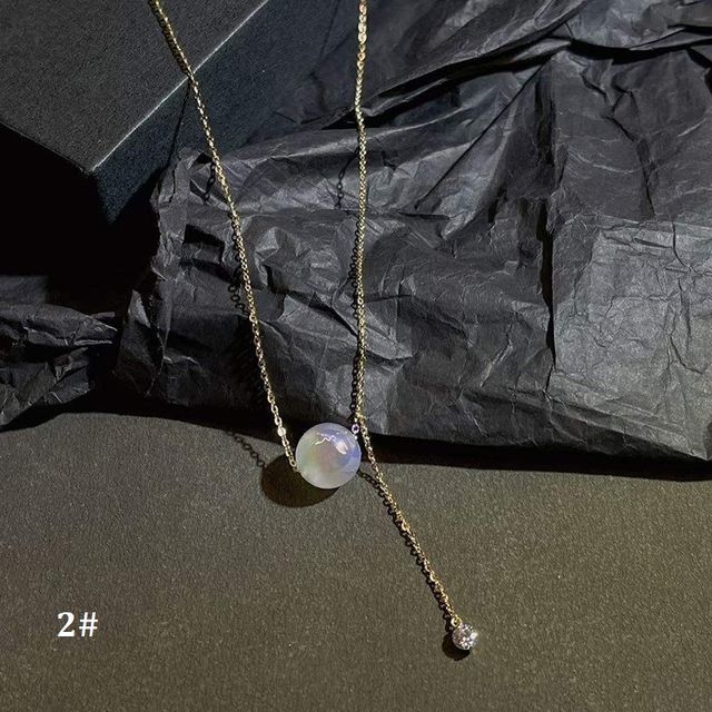 Faux Pearl Alloy Necklace