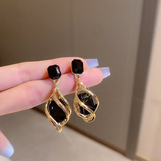 Faux Crystal Alloy Dangle Earring