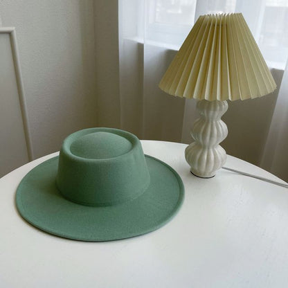 Plain Wide Brim Hat