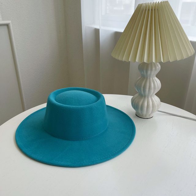 Plain Wide Brim Hat