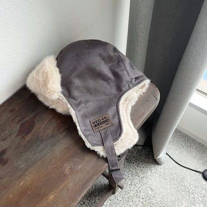 Fleece-Lined Trapper Hat