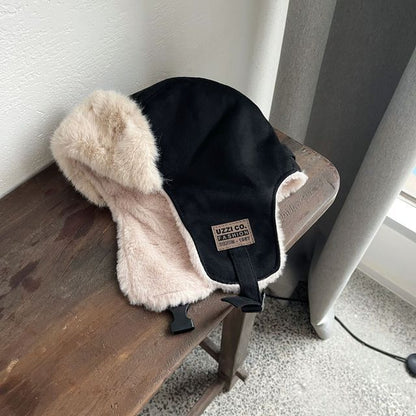 Fleece-Lined Trapper Hat