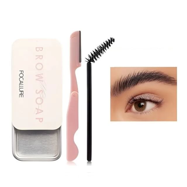 Brow Styling Soap with Brush & Knife