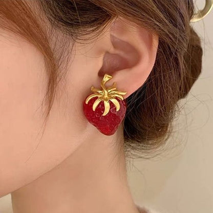 Strawberry Earring Stud