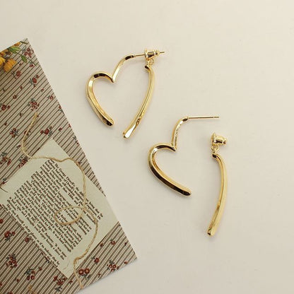 Heart Alloy Cuff Earring