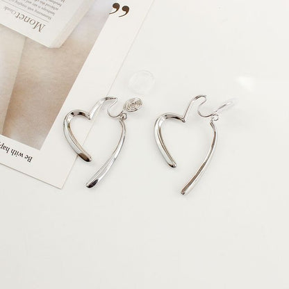Heart Alloy Cuff Earring