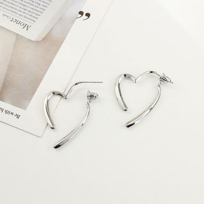 Heart Alloy Cuff Earring
