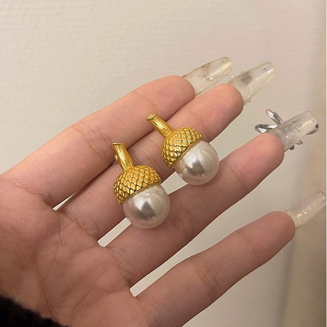 Faux Pearl Alloy Bracelet / Dangle Earring / Necklace