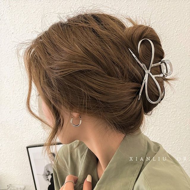 Bow Alloy Hair Clamp