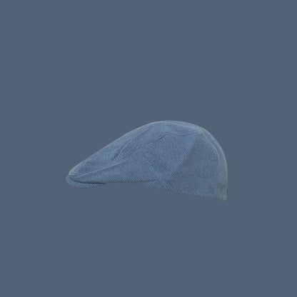 Plain Corduroy Flat Cap