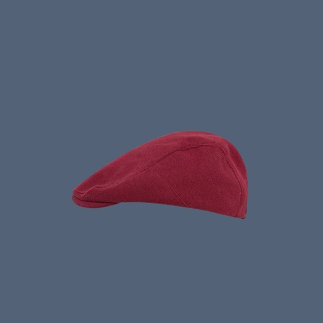Plain Corduroy Flat Cap