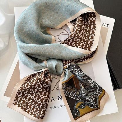 Print Silk Scarf