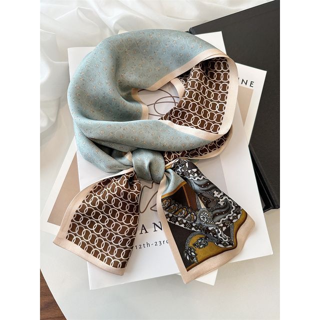 Print Silk Scarf