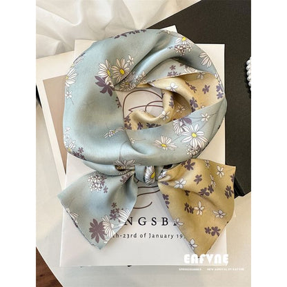 Silk Scarf Floral