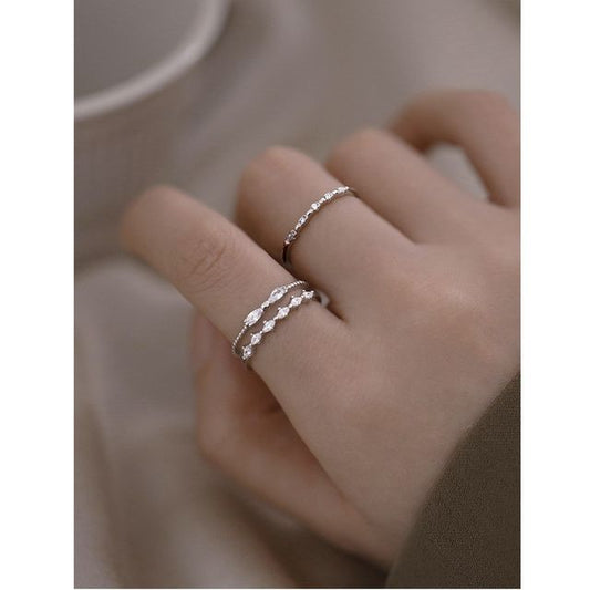 Sterling Silver Ring / Layered Sterling Silver Ring