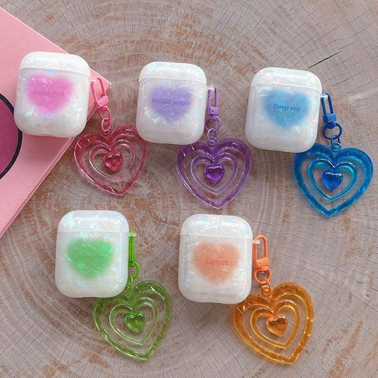 Heart Shell Textured AirPods / Pro Earphone Case Skin