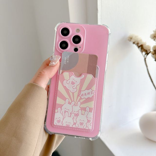 Cartoon Card Holder Phone Case
