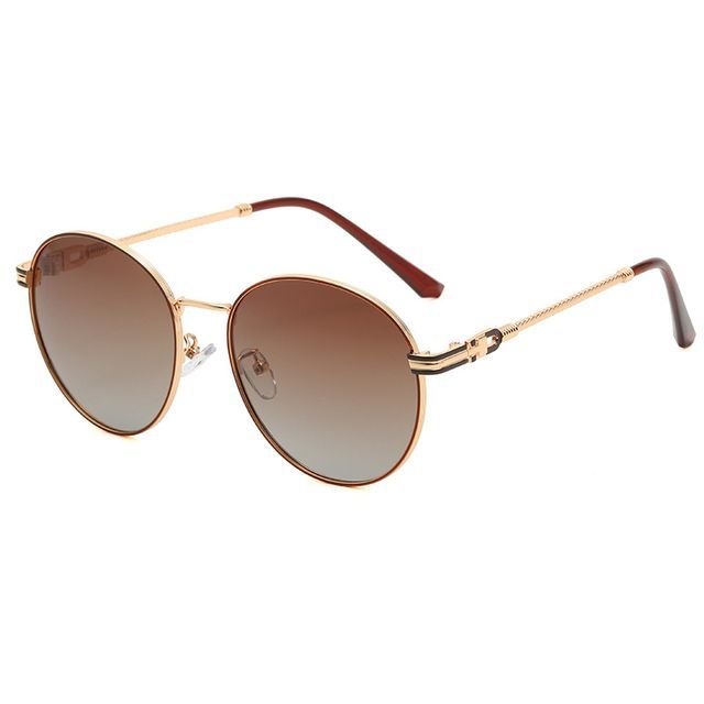 Sunglasses Frame Polarized Round Metal