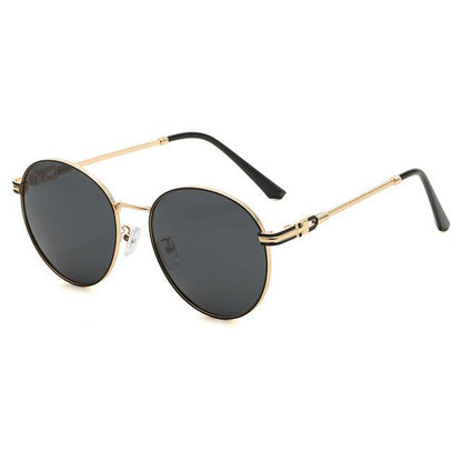 Sunglasses Frame Polarized Round Metal