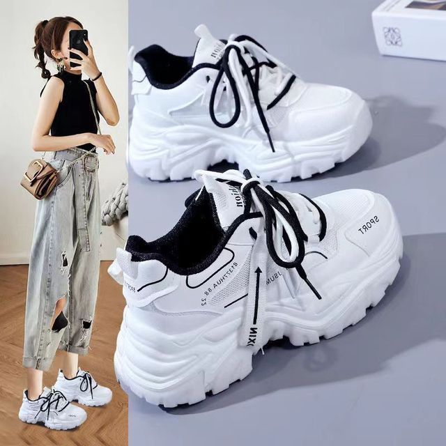 Platform Lace Up  Sneakers