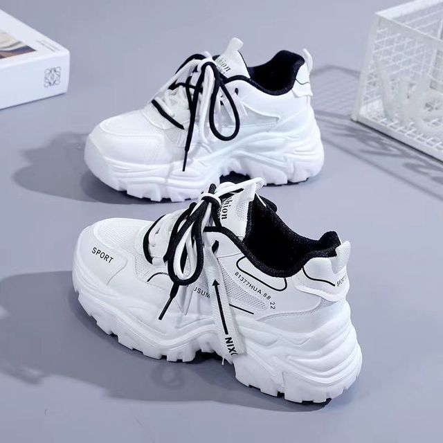 Platform Lace Up  Sneakers