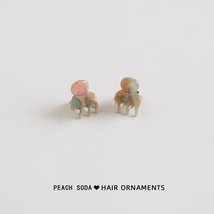 Lot de 2 : Pince à cheveux en acrylique