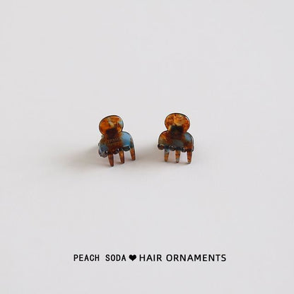 Lot de 2 : Pince à cheveux en acrylique