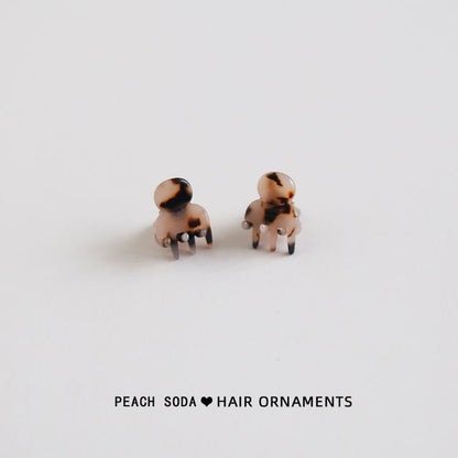 Lot de 2 : Pince à cheveux en acrylique